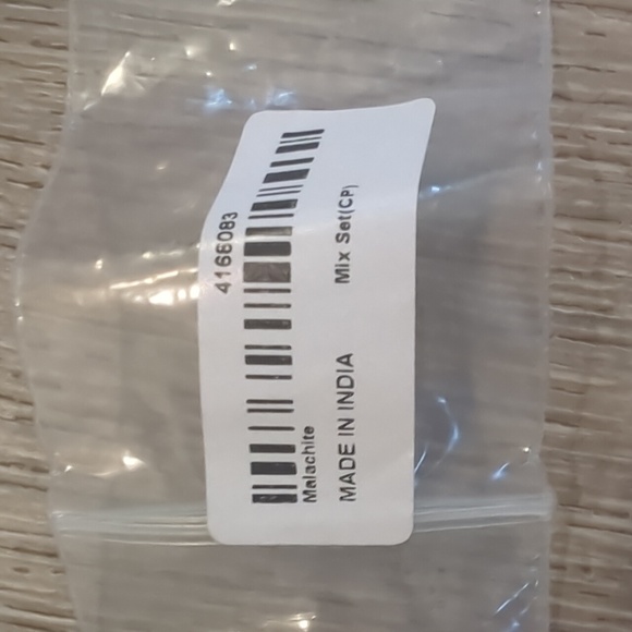 Malachite Cross Stainless Steel Pendant - Picture 10 of 10